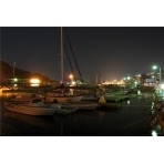 尾崎漁港の夜景