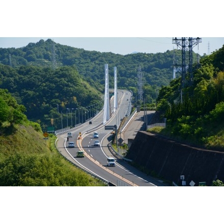 岩屋山から見たしまなみ海道新尾道大橋