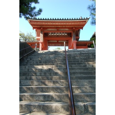 浄土寺山門と石段