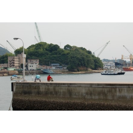 釣り人のいる風景 写真詳細