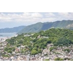 浄土寺山・不動岩展望台から見る千光寺山