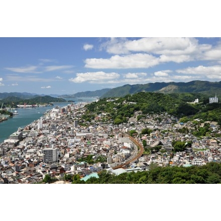 浄土寺山・不動岩展望台から見る尾道市街地