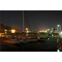 尾崎漁港の夜景