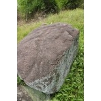 模様の描かれた岩