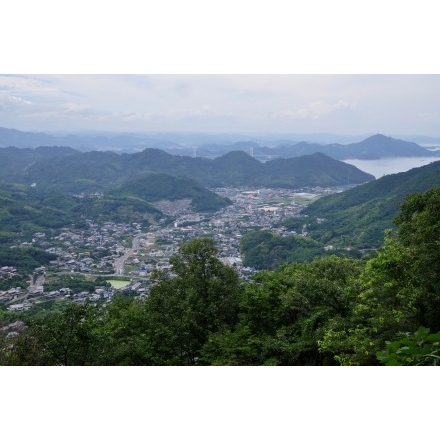 青影山頂上からの風景