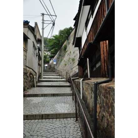 雨の千光寺新道