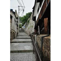 雨の千光寺新道