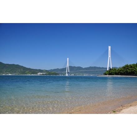 夏のしまなみ海道・多々羅大橋