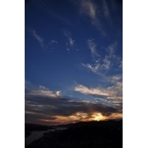 浄土寺山から見た夕景（10月）