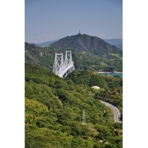 白滝山から見たしまなみ海道・因島大橋