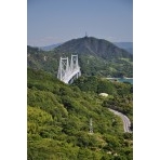 白滝山から見たしまなみ海道・因島大橋