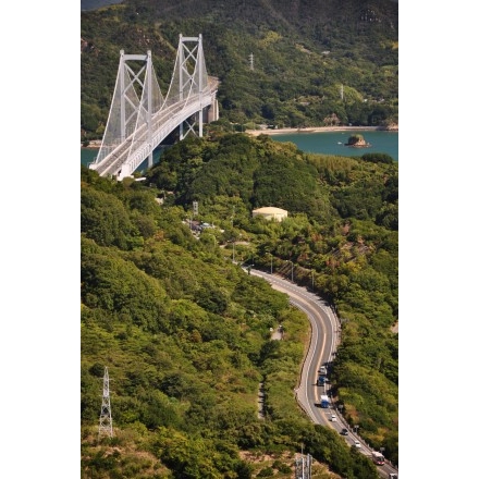 白滝山から見たしまなみ海道・因島大橋