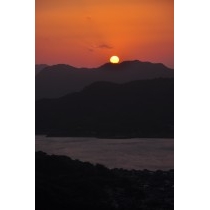 白滝山から見た夕景