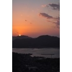 白滝山から見た夕景