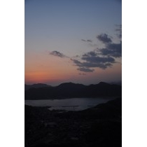 白滝山から見た夕景