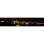 岩屋山から見た尾道の夜景パノラマ