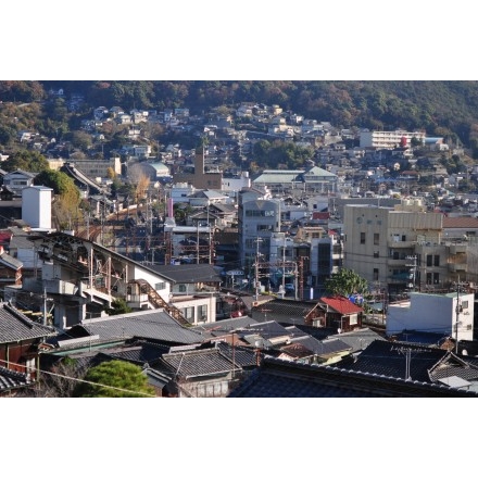 千光寺道付近から見た尾道市街地