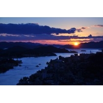 浄土寺山から見る夕景（12月）