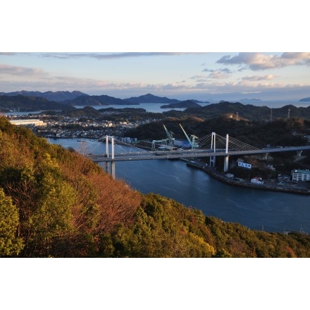 浄土寺山から見る尾道大橋