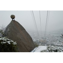 千光寺から見る雪景色