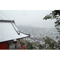 千光寺の雪景色