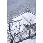 浄土寺山から見る尾道の雪景色