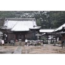 西國寺の雪景色