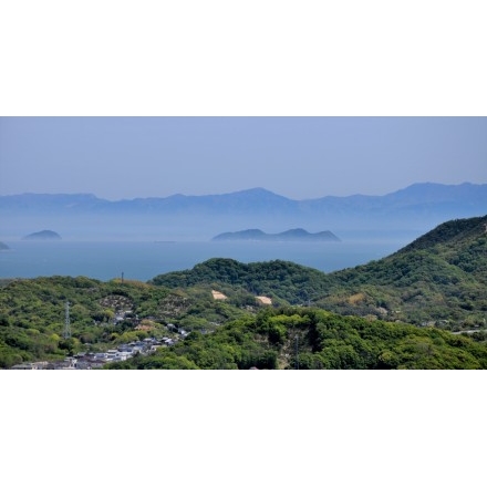 千光寺公園から見る四国山脈