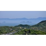 千光寺公園から見る四国山脈