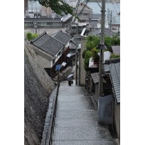 雨の千光寺新道