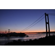 夜明け前のしまなみ海道来島大橋