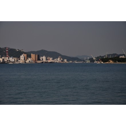 岩子島から見た尾道市街地