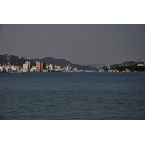 岩子島から見た尾道市街地