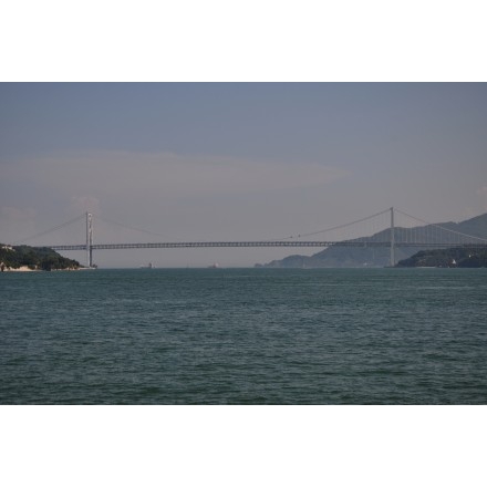岩子島から見たしまなみ海道因島大橋