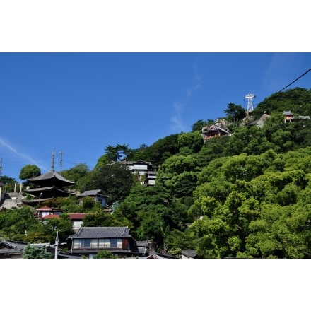 千光寺山一帯の風景