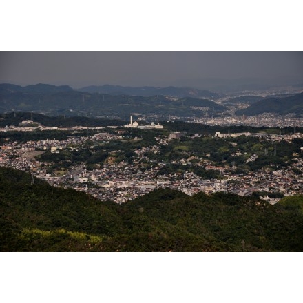 鳴滝山から見る尾道市街地