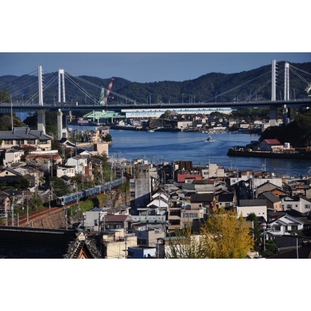 大山寺付近から見る尾道水道