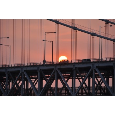 因島大橋の夕景