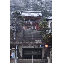 浄土寺参道の雪風景