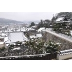 西國寺から見た雪景色