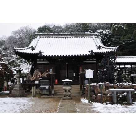 雪の西國寺持佛堂