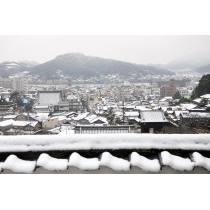 西國寺から見た雪景色
