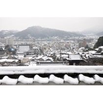 西國寺から見た雪景色