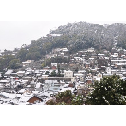 千光寺山の雪景色