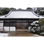大山寺の雪景色