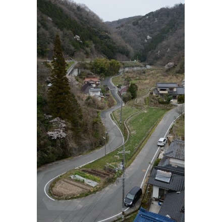 御調町市地区の風景