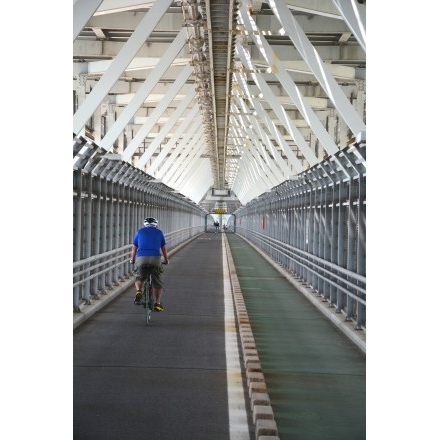 しまなみ海道因島大橋の自転車歩行者道