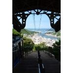 千光寺山ロープウェイ山頂駅から見た風景