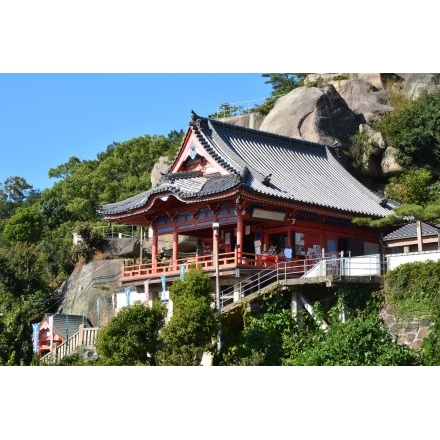 千光寺山ロープウェイから見る千光寺