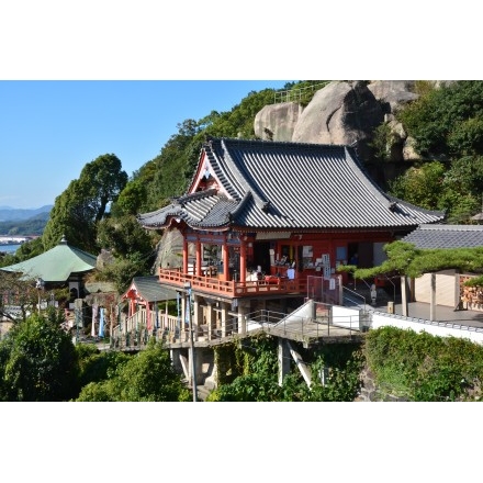 千光寺山ロープウェイから見る千光寺